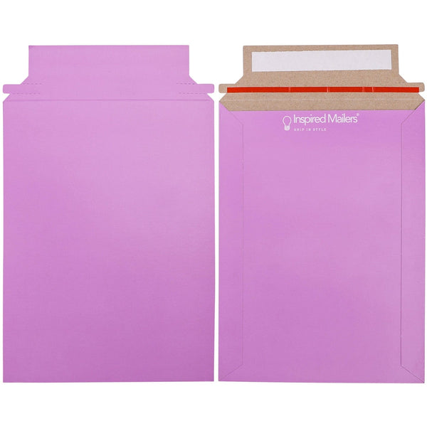 Inspired Mailers Rigid Mailers Purple Paperboard Mailers - 6x8