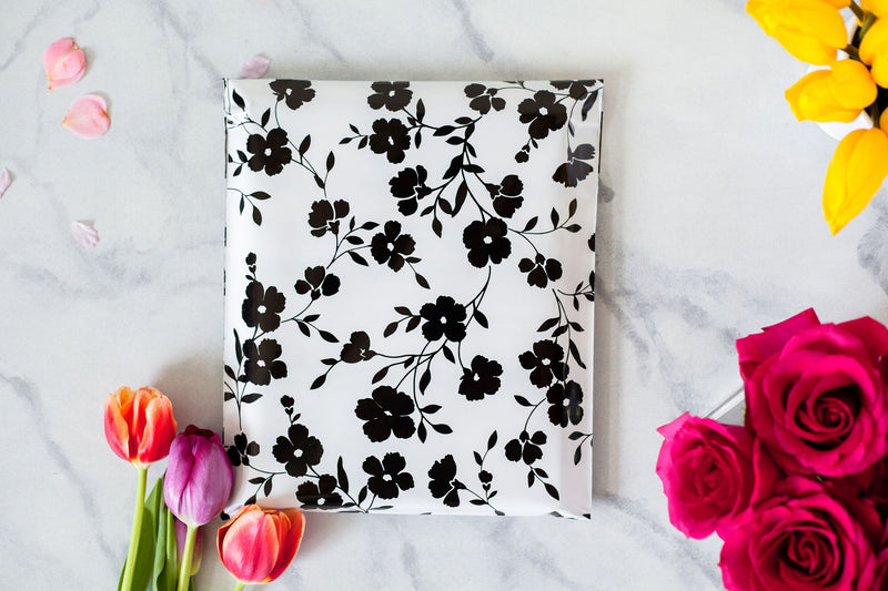 Black Floral - 10x13