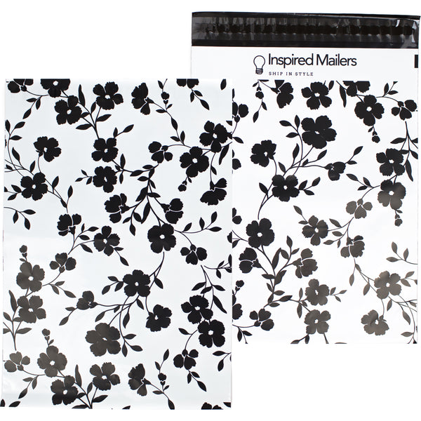 Black Floral - 10x13