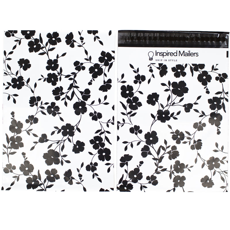 Black Floral - 10x13