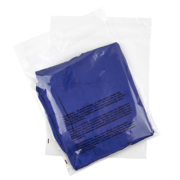 11x14" Poly Bags - Suffocation Warning - Self Seal