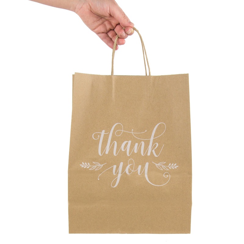 10x5x13 Kraft Shopping Bags