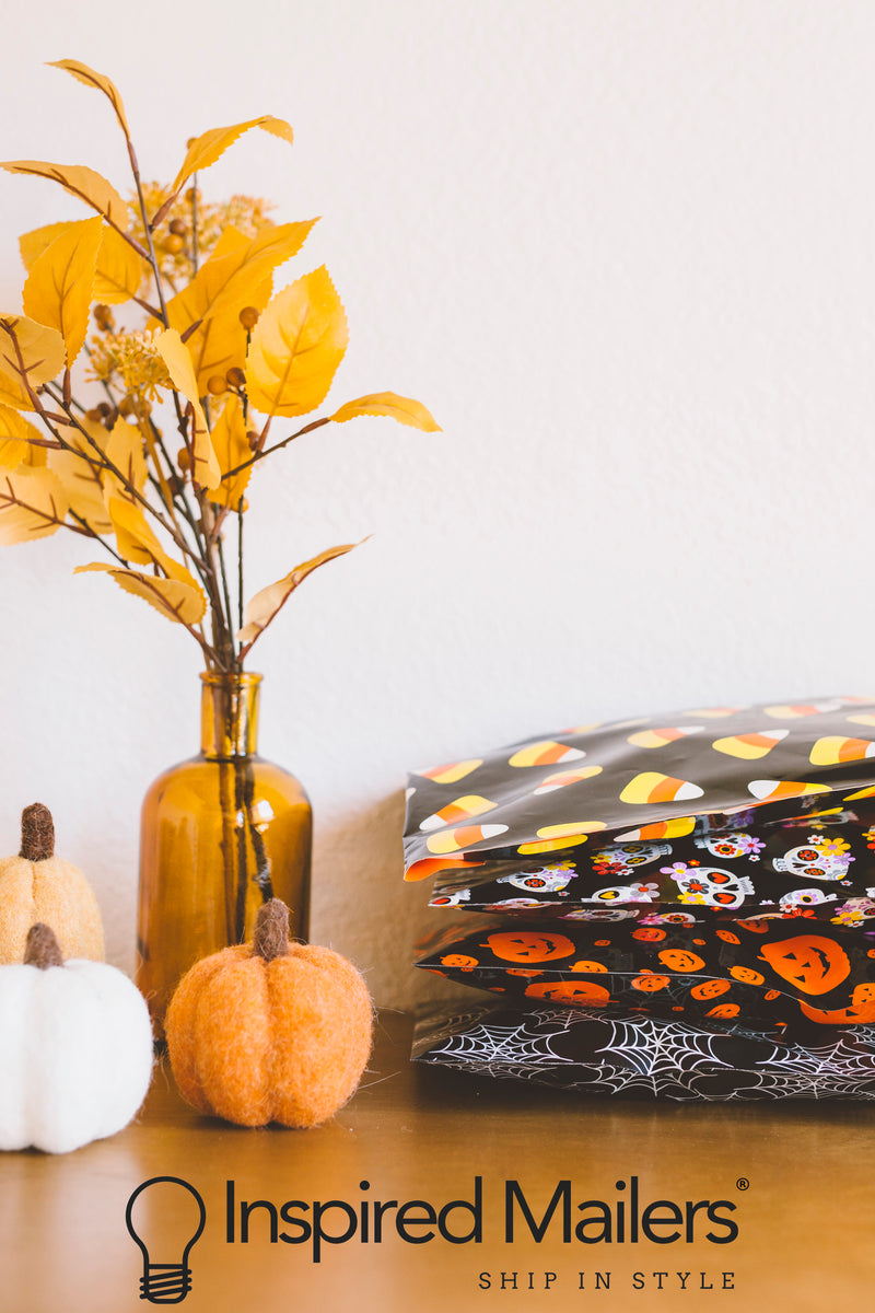10x13 Variety Pack - Spiderwebs, Candy Corn, Ghosts, Orange Ghosts