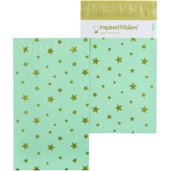 Stars Seafoam/Gold - 6x9