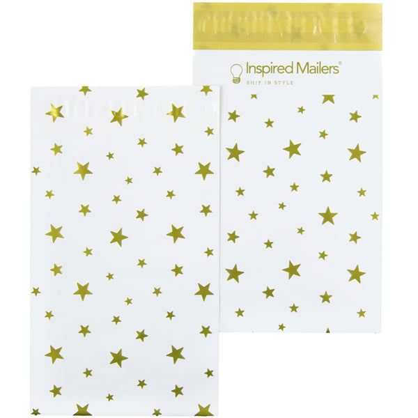 Stars White/Gold - 6x9