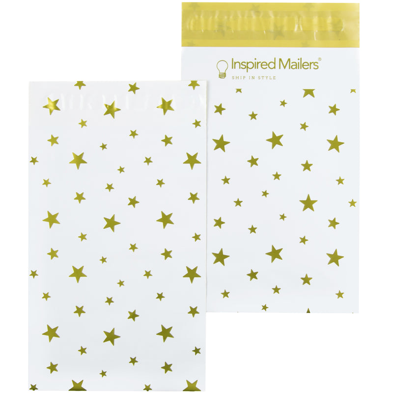 Stars White/Gold - 6x9