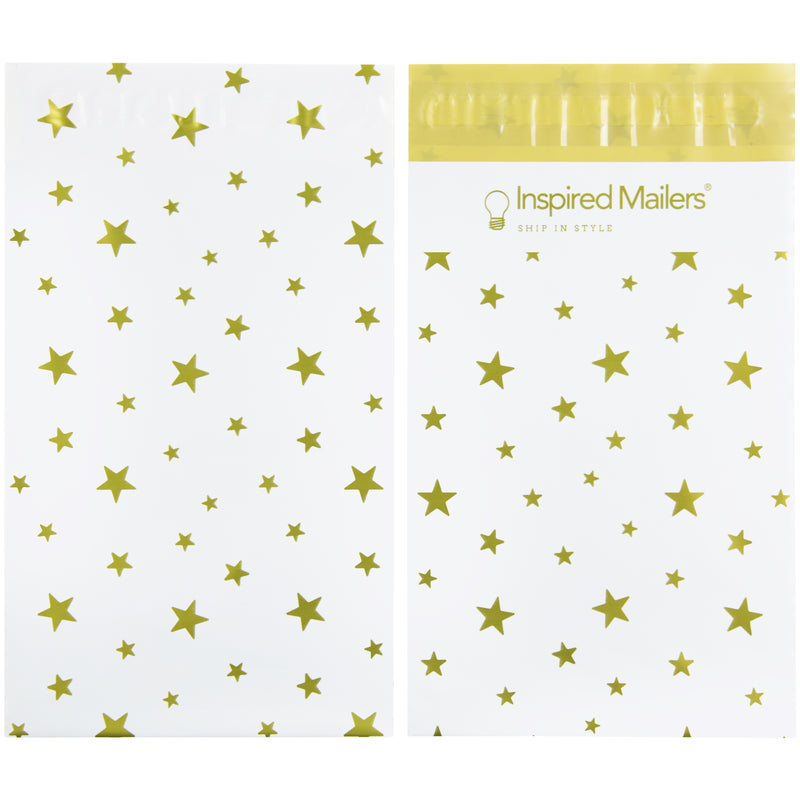 Stars White/Gold - 6x9