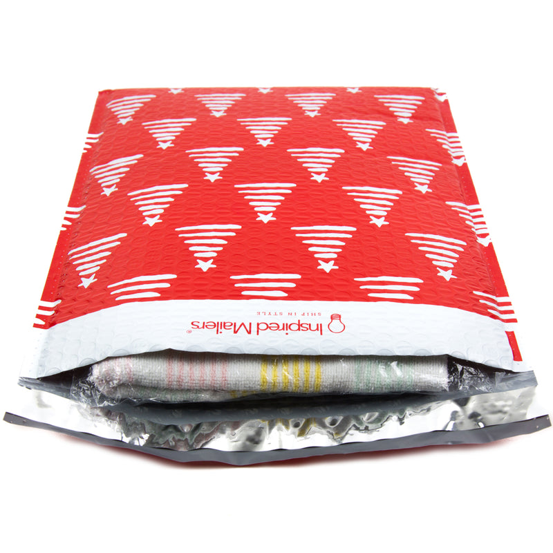 Christmas Trees Bubble Mailers - 10x13 - Pack of 25
