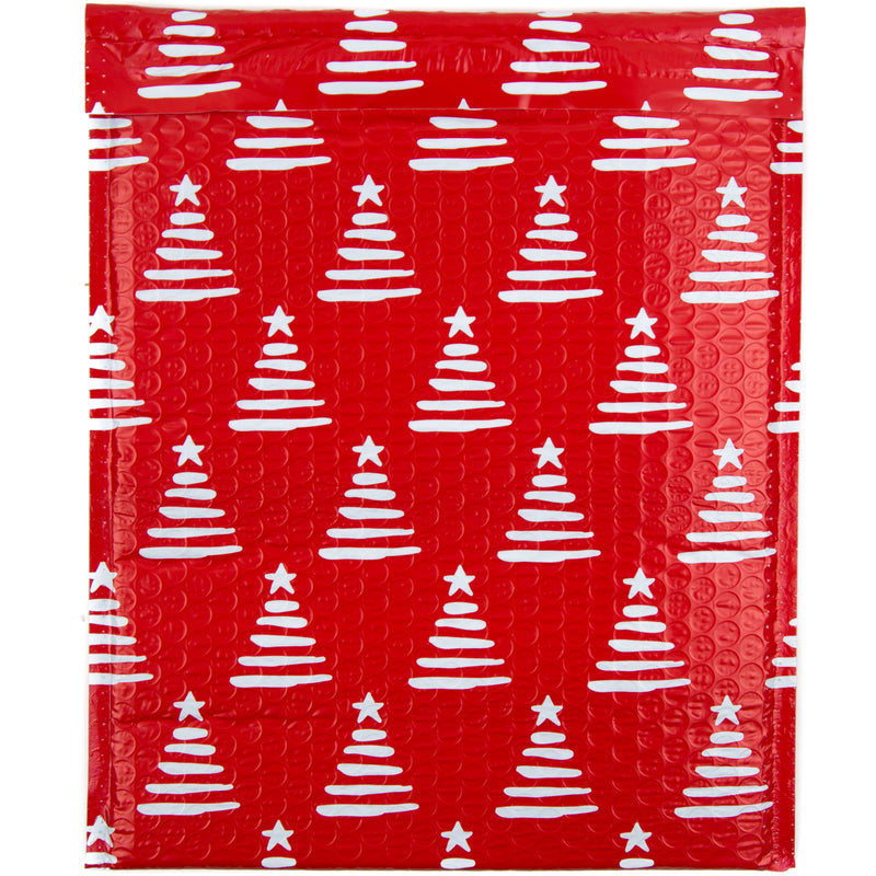 Christmas Trees Bubble Mailers - 10x13 - Pack of 25
