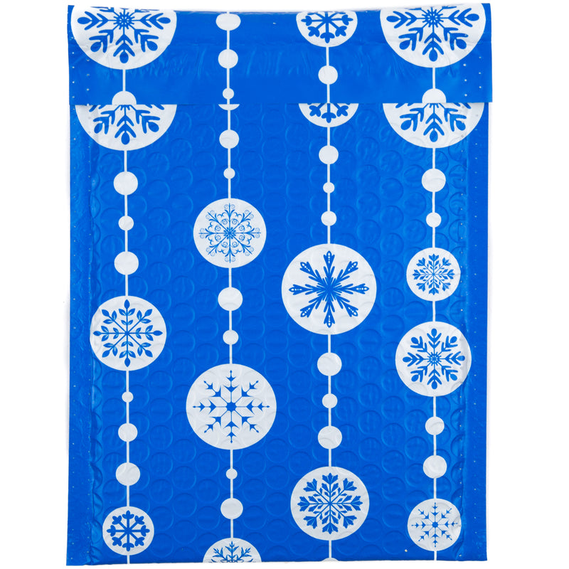 Snowflake Baubles Bubble Mailers - 6x9 - Pack of 25