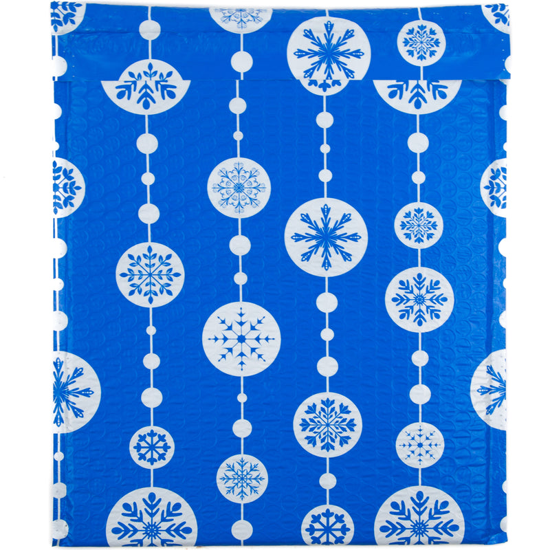Snowflake Baubles Bubble Mailers - 10x13 - Pack of 10
