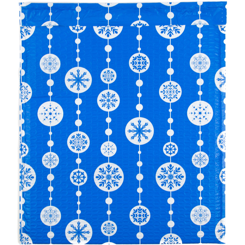 Snowflake Baubles Bubble Mailers - 12x15 - Pack of 10