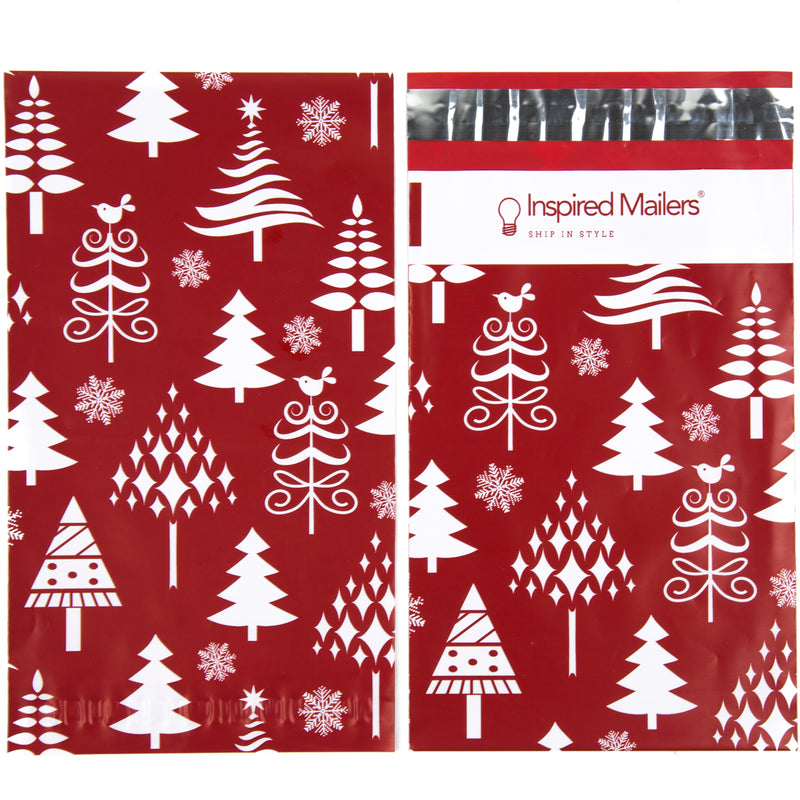 Red Christmas Trees - 6x9