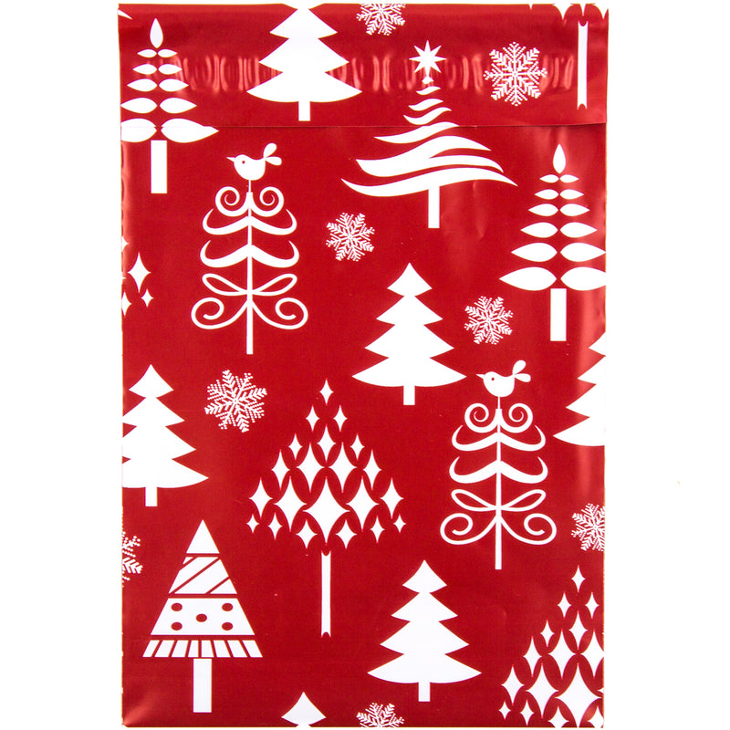 Red Christmas Trees - 6x9