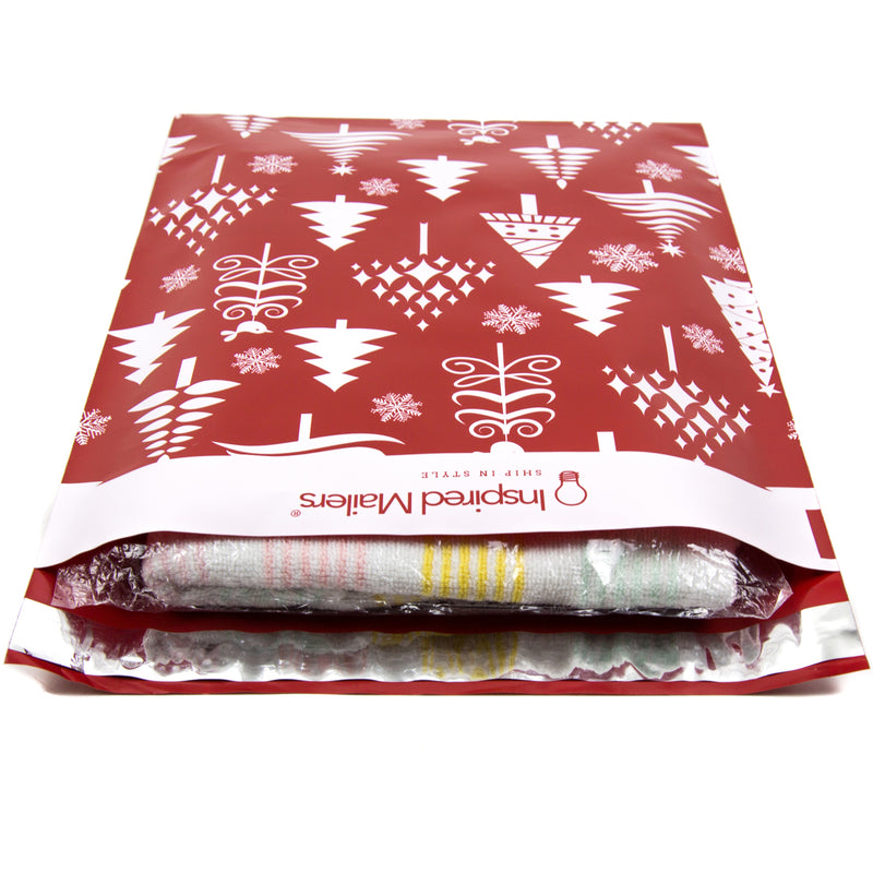 10x13 - Red Christmas Trees