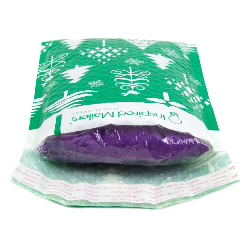 Inspired Mailers Bubble Mailers Green Christmas Trees Bubble Mailers - 6x9 - Pack of 25