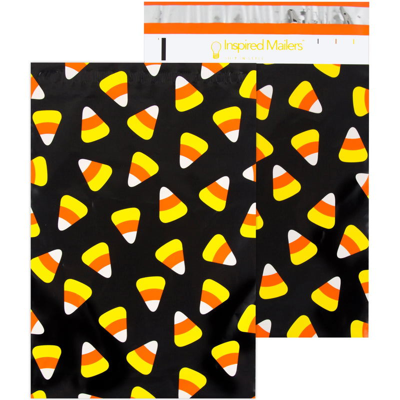 Inspired Mailers Flat Poly Mailers Candy Corn - 10x13