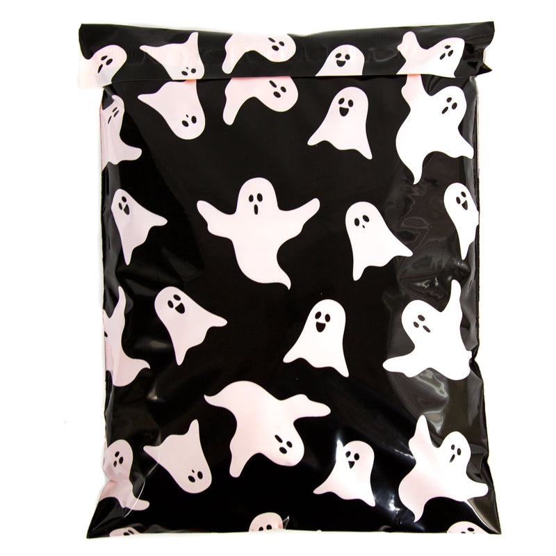 Inspired Mailers Flat Poly Mailers Halloween Ghosts - 10x13