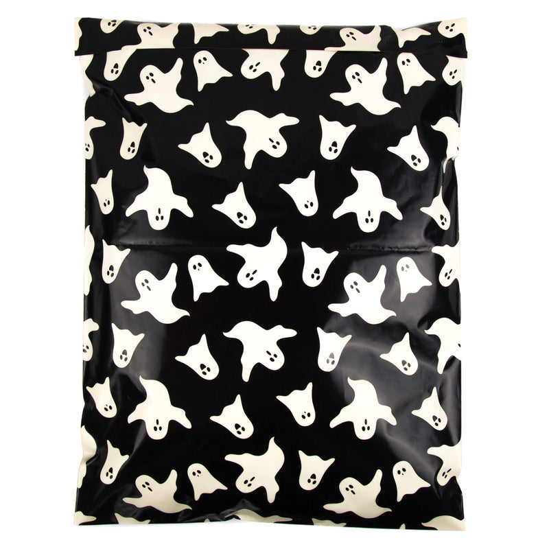 Inspired Mailers Flat Poly Mailers Halloween Ghosts - 14.5x19