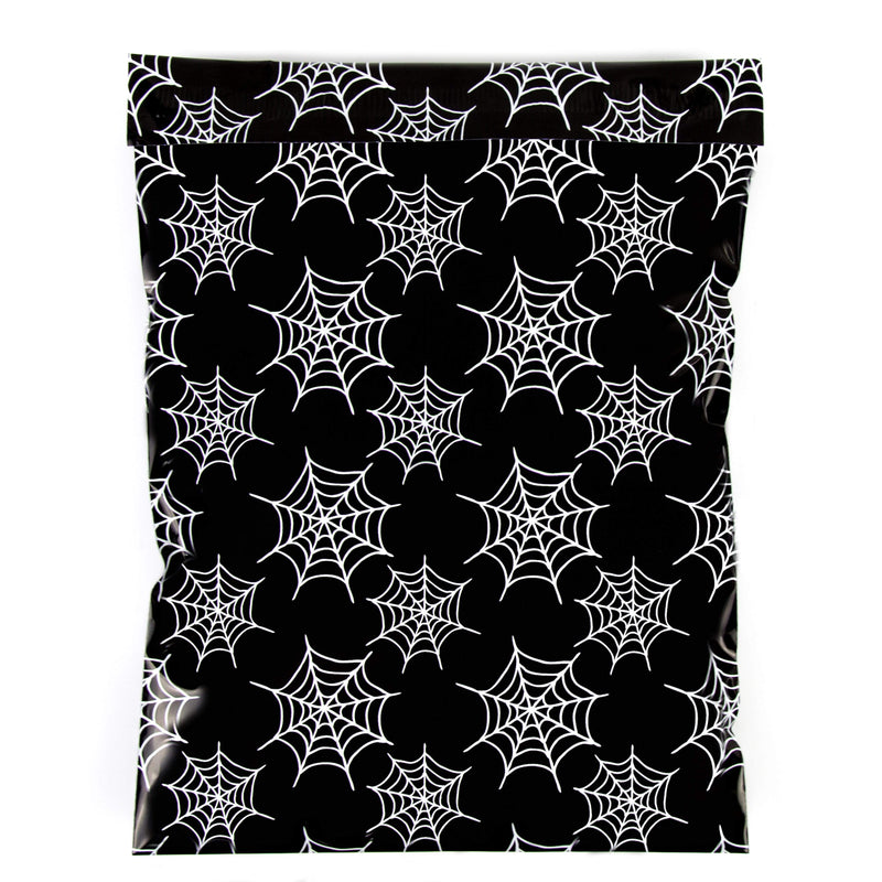 Inspired Mailers Flat Poly Mailers Halloween Spiderwebs - 10x13