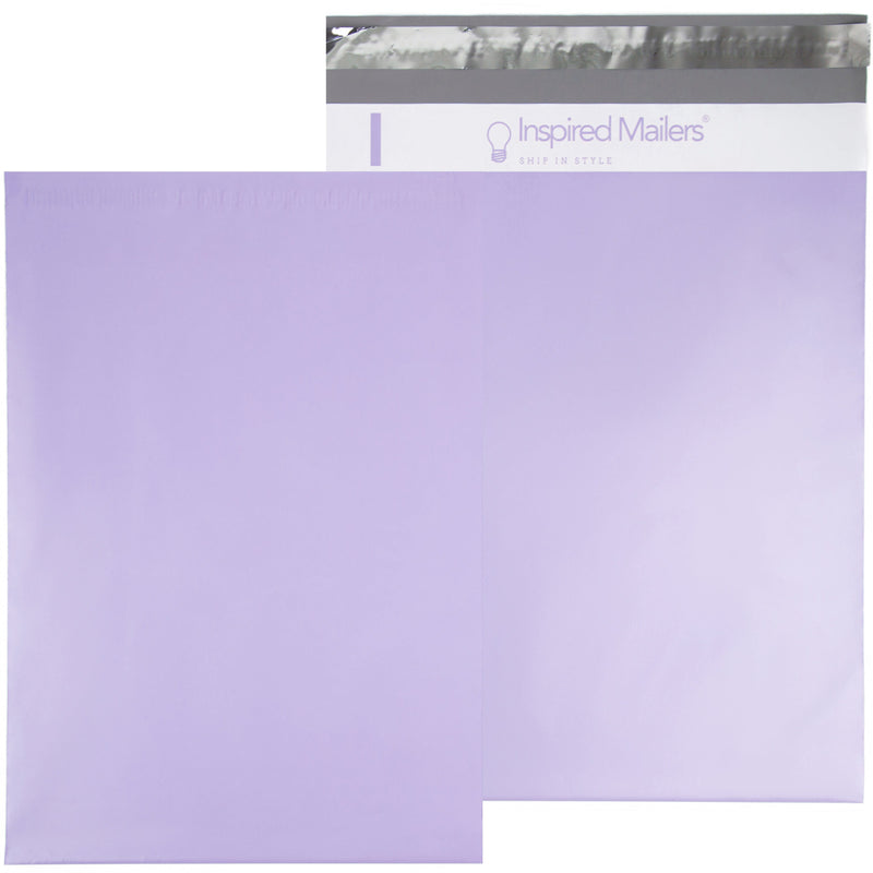 Inspired Mailers Flat Poly Mailers Solid Lavender - 10x13