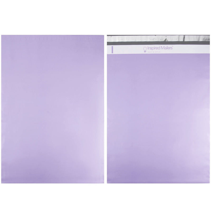 Inspired Mailers Flat Poly Mailers Solid Lavender - 14.5x19