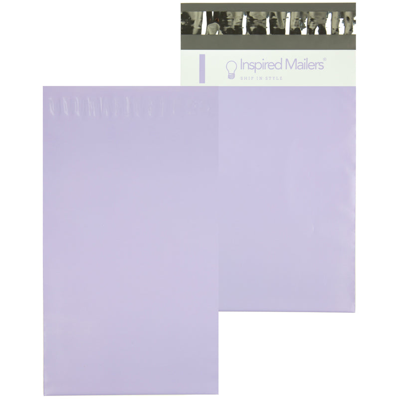 Inspired Mailers Flat Poly Mailers Solid Lavender - 6x9