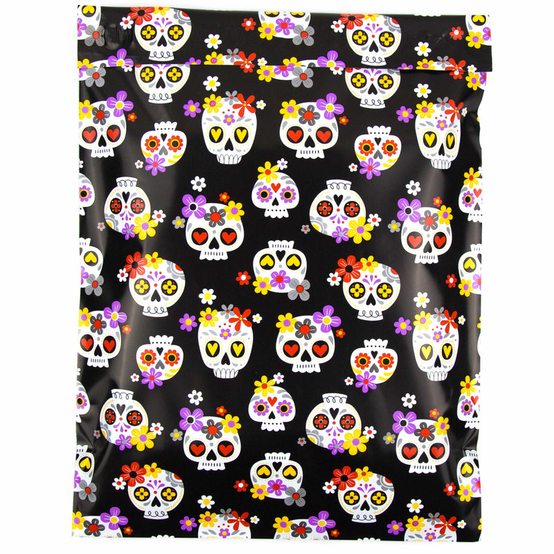 Inspired Mailers Flat Poly Mailers Sugar Skulls - 10x13