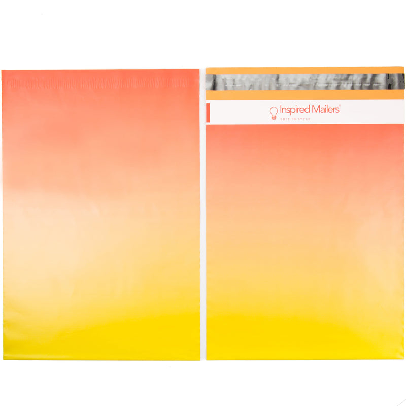 Inspired Mailers Flat Poly Mailers Sunset Ombre - 10x13