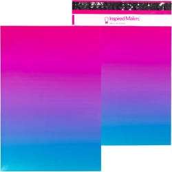 Inspired Mailers Flat Poly Mailers Vibrant Ombre - 10x13
