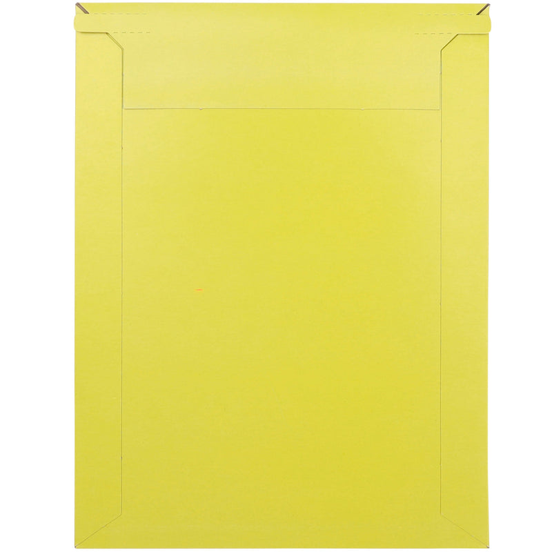 Inspired Mailers Rigid Mailers Yellow Paperboard Mailers - 6x8